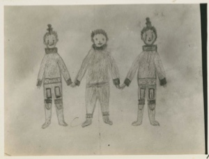 Image of Drawing of doll